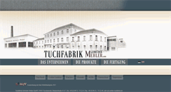 Desktop Screenshot of mehler-tuchfabrik.de